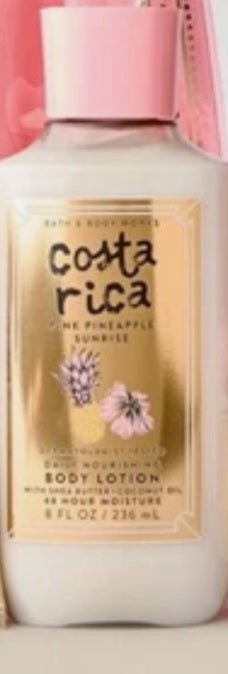 Costa rica pink pineapple sunrise.dermatologist tested daily nourishing body lotion with Shea butter +coconut oil 48 hour moisture 8fl oz/236ml