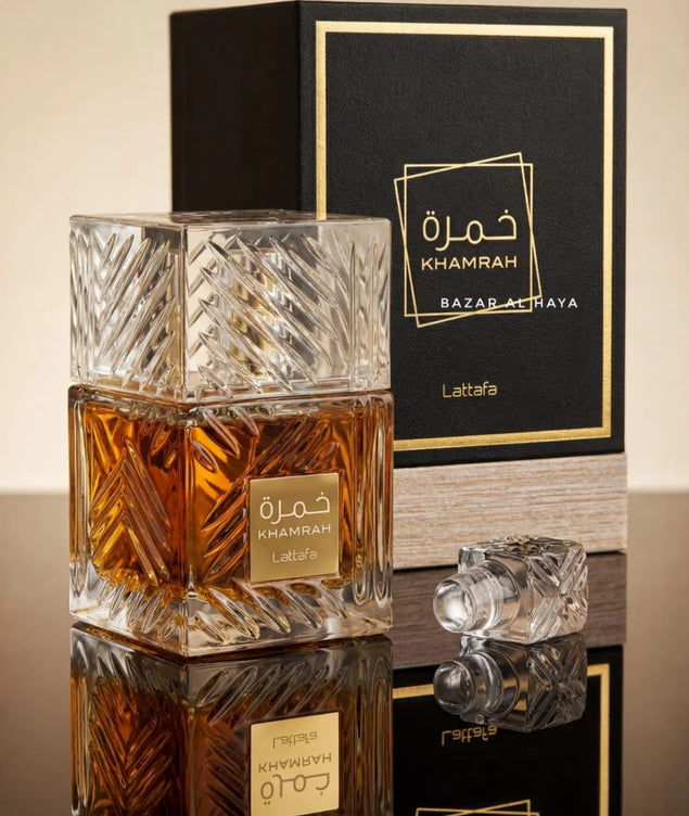 Khamrah Lattafa 100ml Eau de parfum natural Spray Vaporisateur